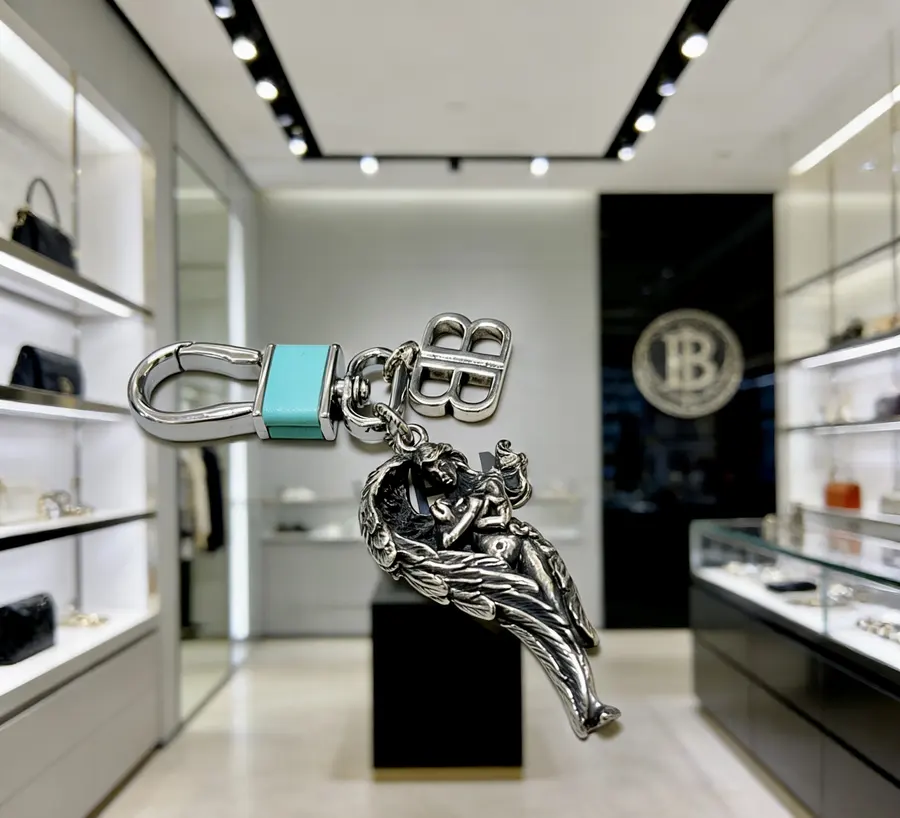 BALENCIAGA バレンシアガ（BALENCIAGA） キーリング バッグアクセサリー 男女兼用｜新品 0EFE51A3