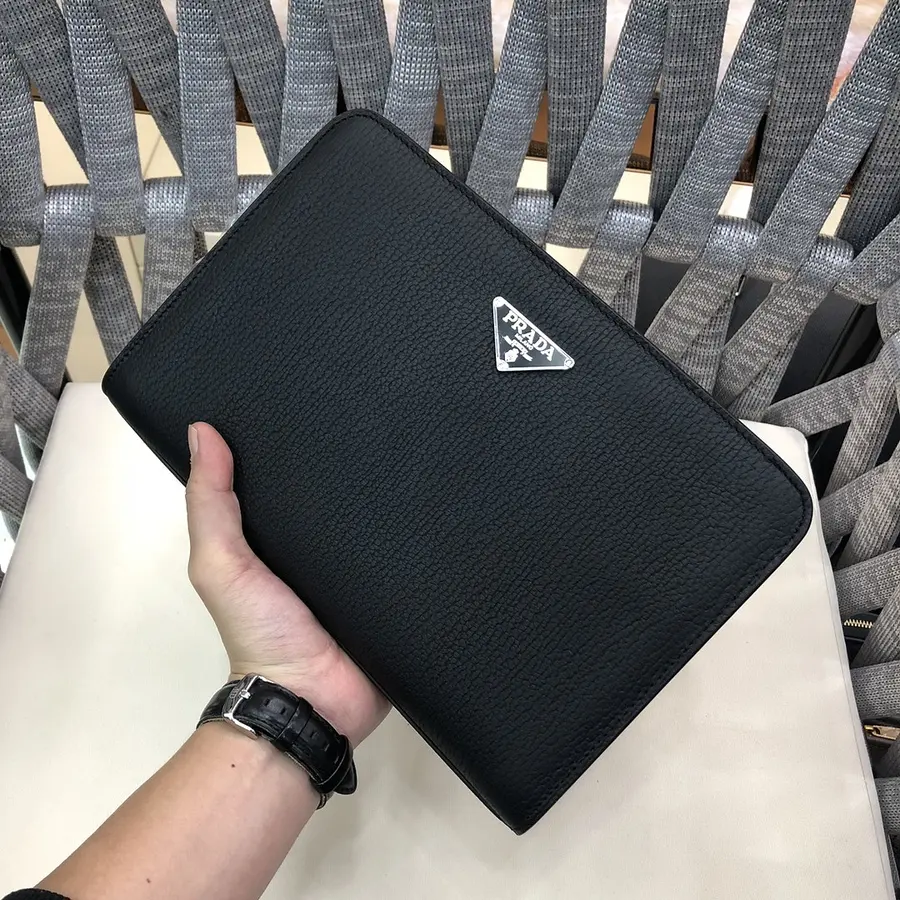 PRADA プラダ（PRADA） レザー クラッチバッグ メンズ｜新品 1B3DF456