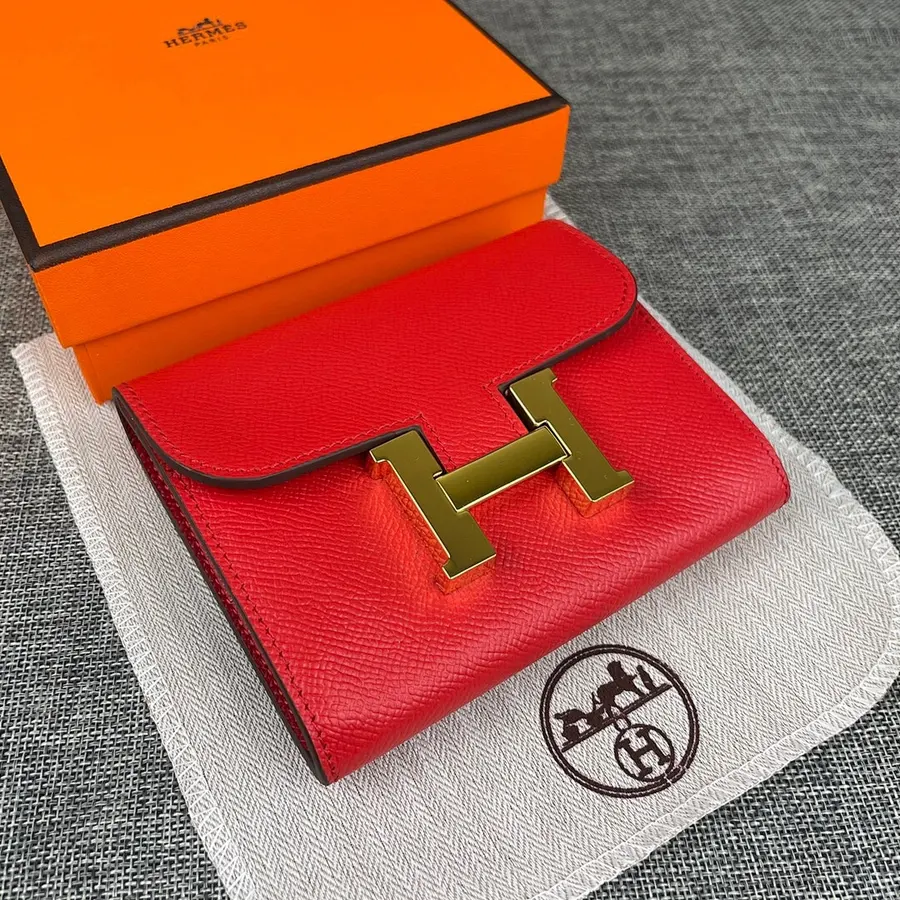 HERMÈS エルメス（HERMÈS） コンパクト財布 新品 レディース レザー｜1C6AFC7F