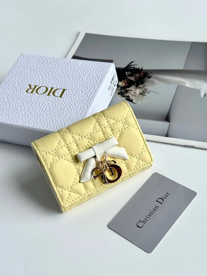 ディオール（DIOR） レディース ミニ財布 レザー｜新品 34C43E03