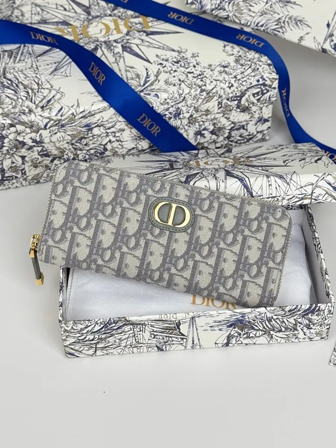 ディオール（DIOR） ファスナー仕様 ロングウォレット レディース｜新品 5457AF18