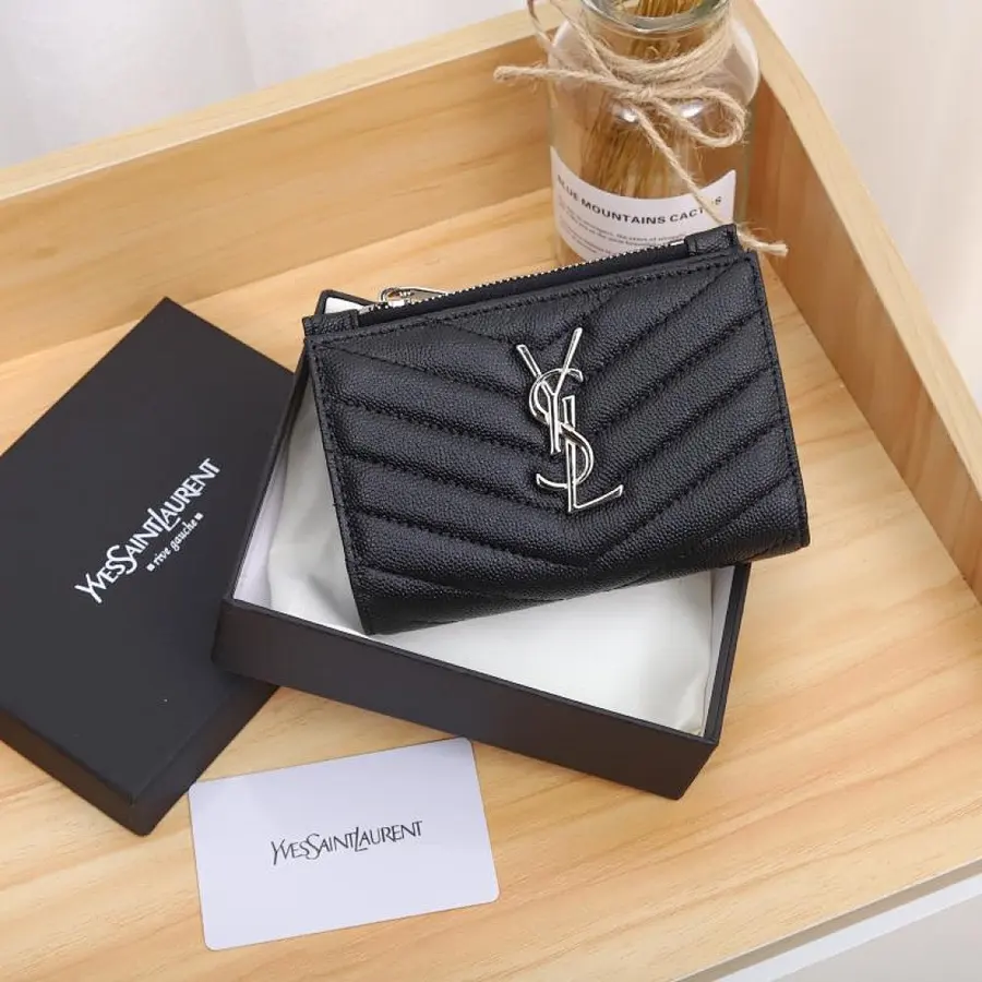 SAINT LAURENT サンローラン（SAINT LAURENT） レディース ウォレット レザー｜新品 54611D27