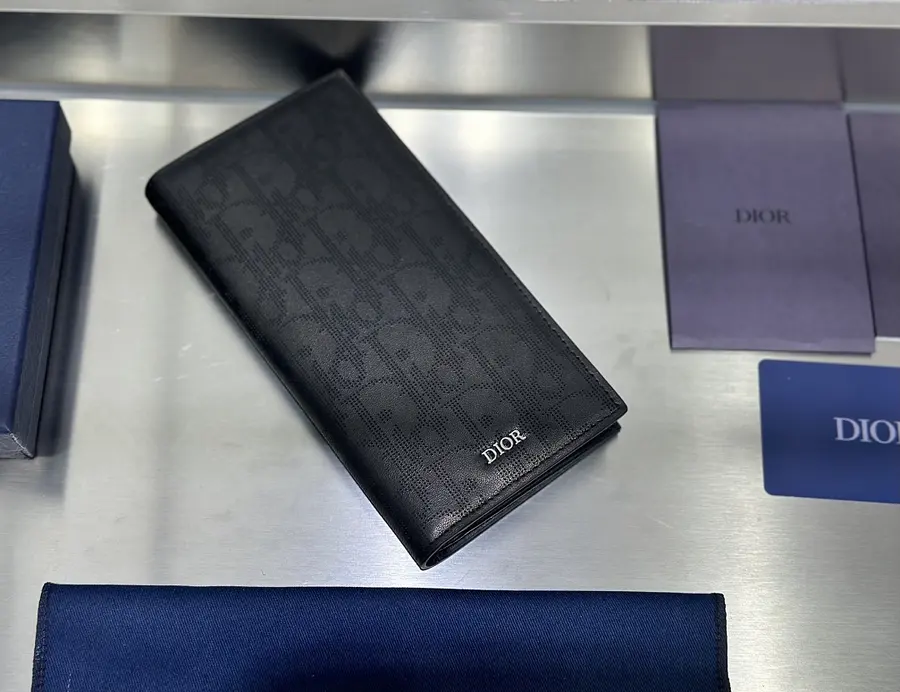 ディオール（DIOR） レザー ロングウォレット メンズ｜新品 58899089