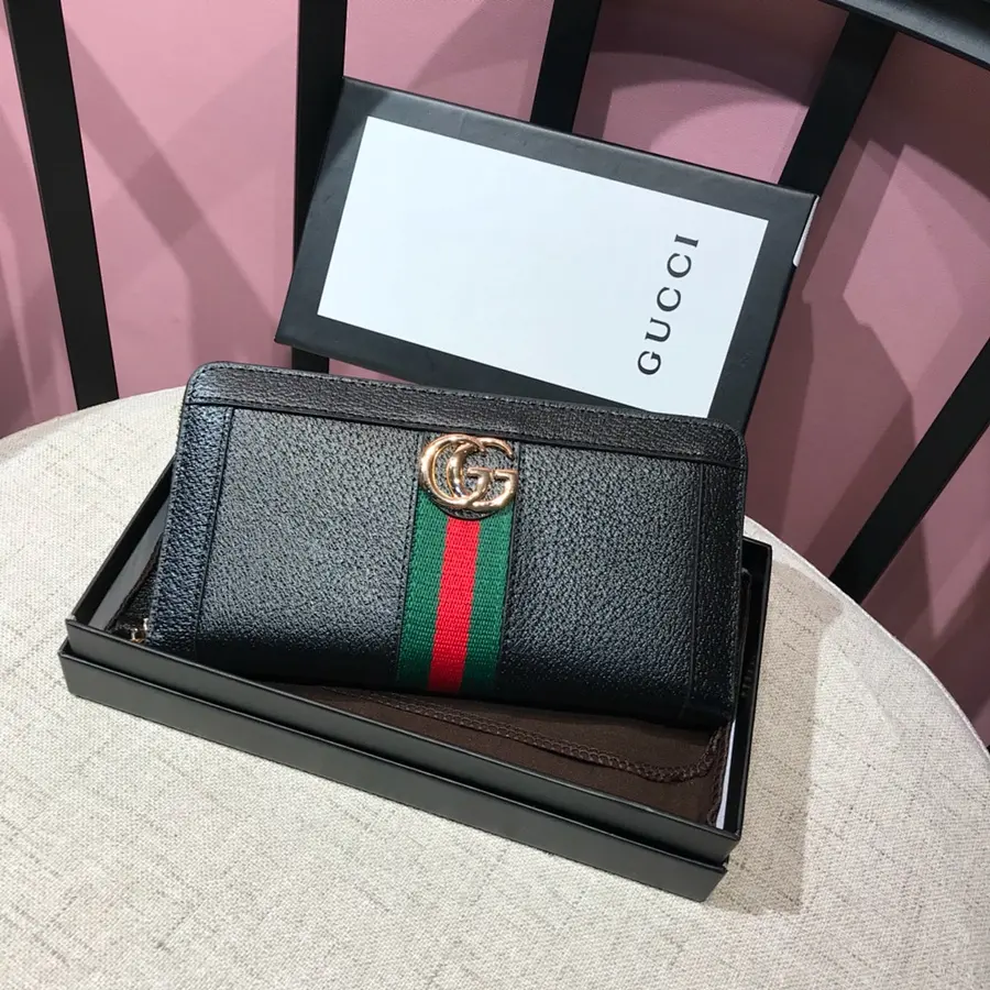 グッチ(GUCCI) レザー ロングウォレット メンズ|新品 5CAE9266の商品画像