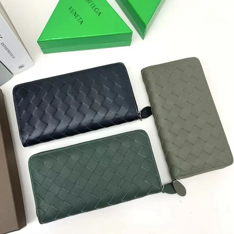 ボッテガ・ヴェネタ（BOTTEGA VENETA） ロングウォレット レザー メンズ｜新品 5F4E9B84