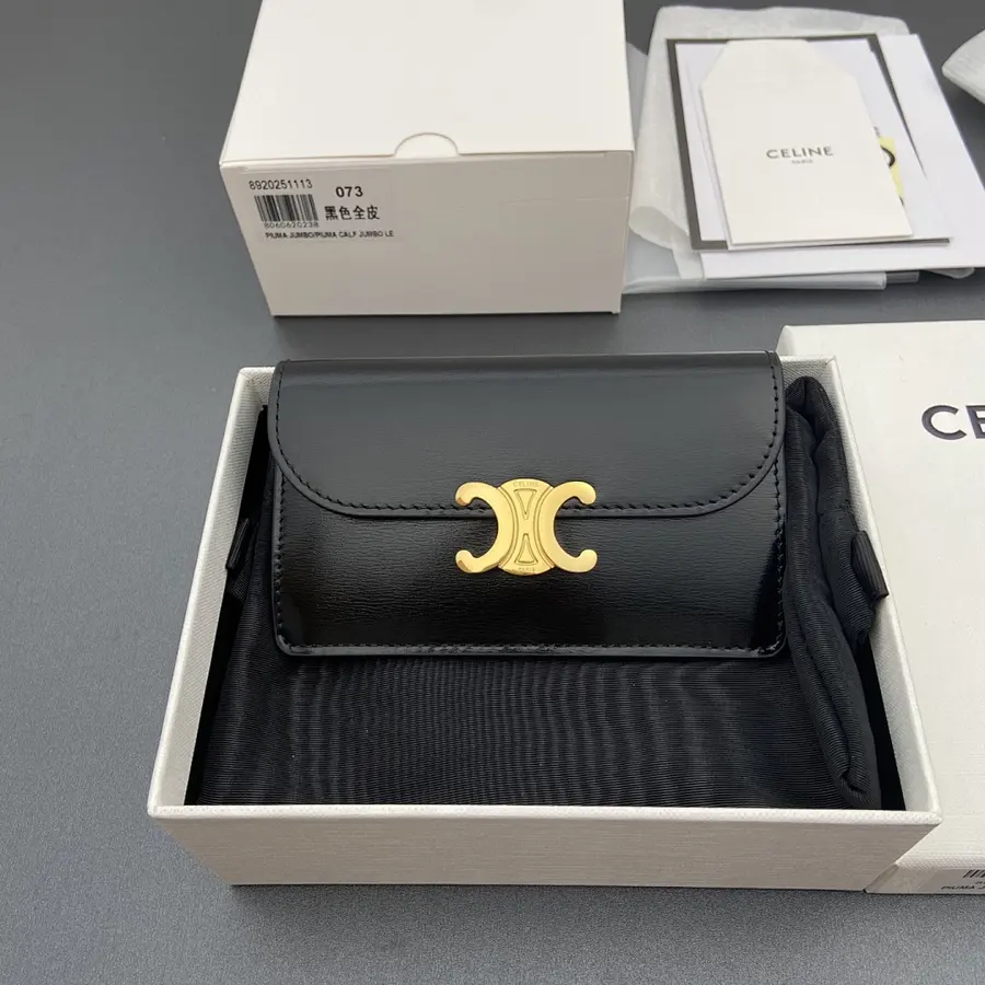 CELINE セリーヌ（CELINE） ビジネスカードケース 新品 レディース レザー｜6171C997
