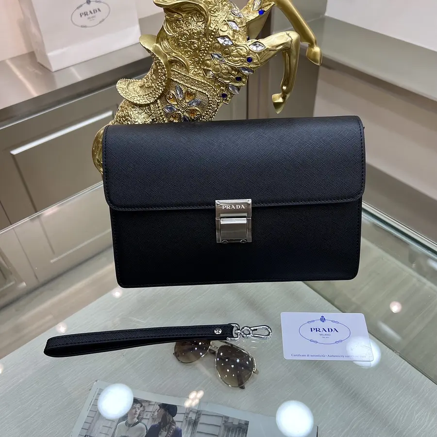 プラダ（PRADA） クラッチバッグ 新品 メンズ 手持ちタイプ｜7CB30CA2