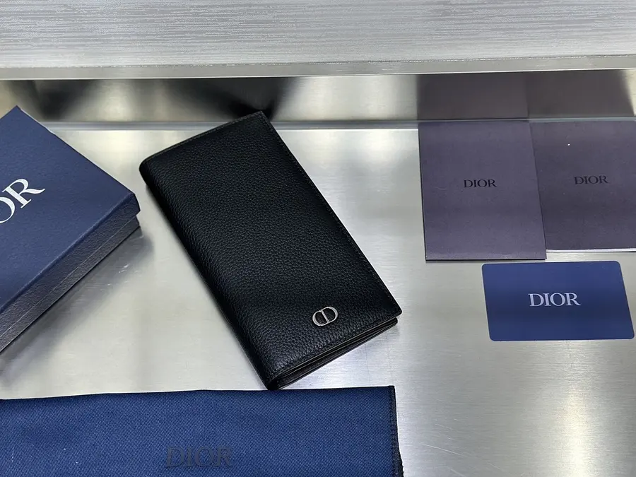 ディオール（DIOR） レザー ロングウォレット メンズ｜新品 7DAAAEF7