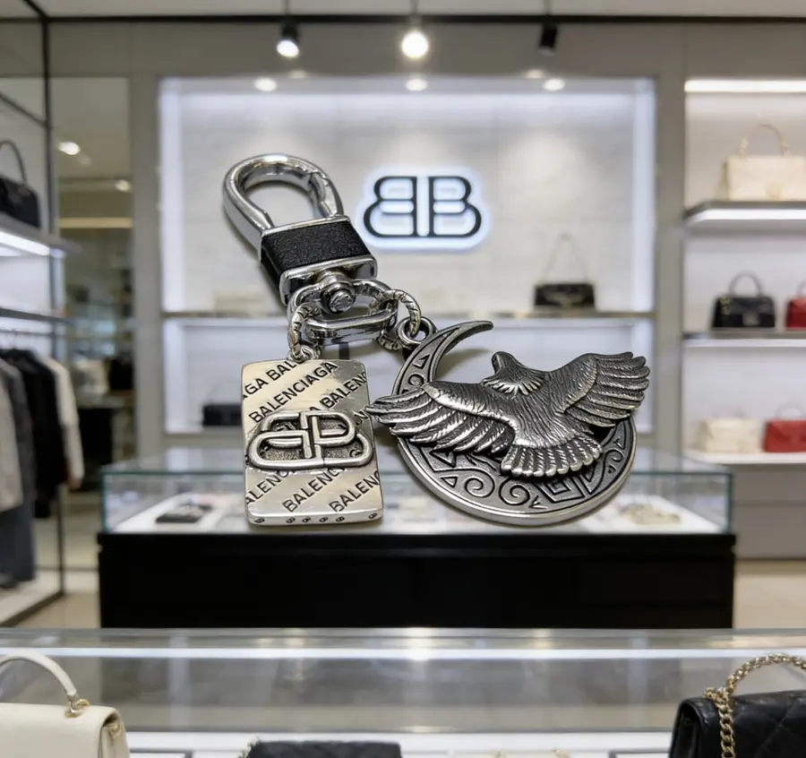 BALENCIAGA バレンシアガ（BALENCIAGA） キーリング 新品 男女兼用 バッグアクセサリー｜A37CBD39