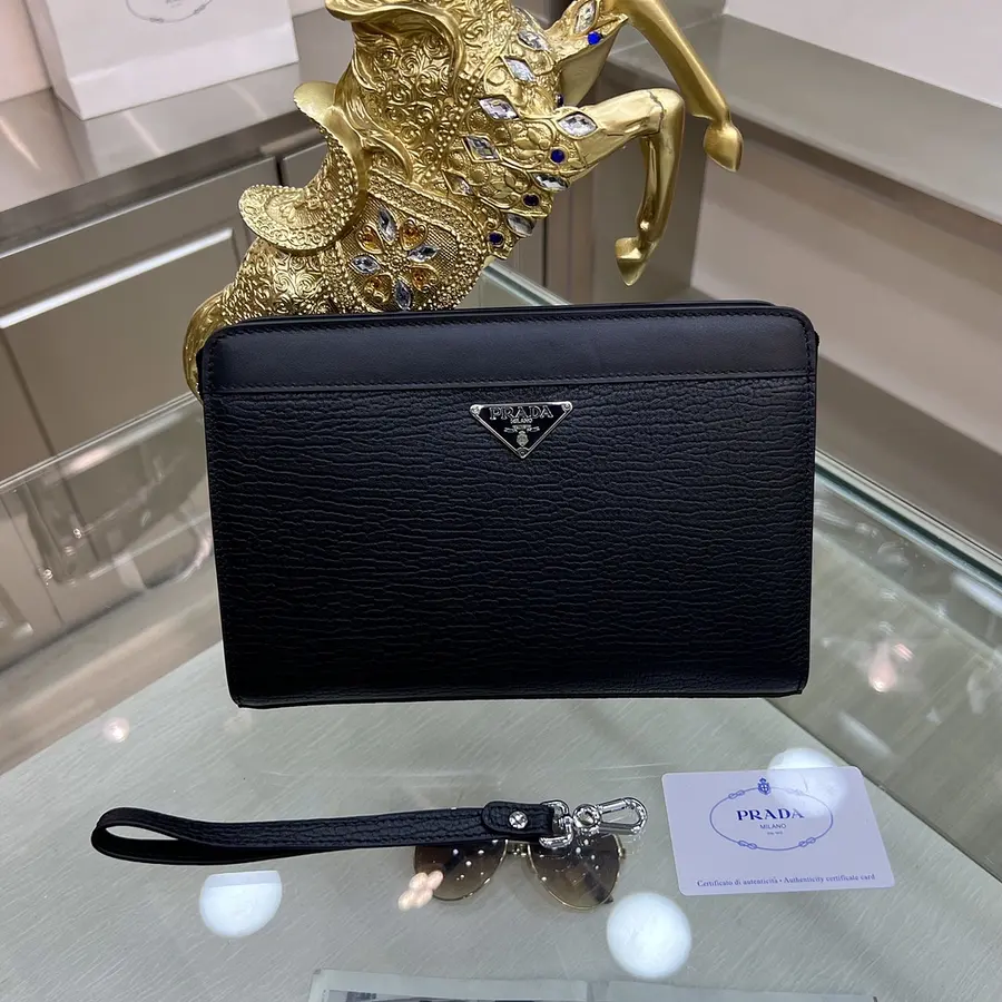 プラダ（PRADA） 手持ちタイプ クラッチバッグ メンズ｜新品 AE465ACB