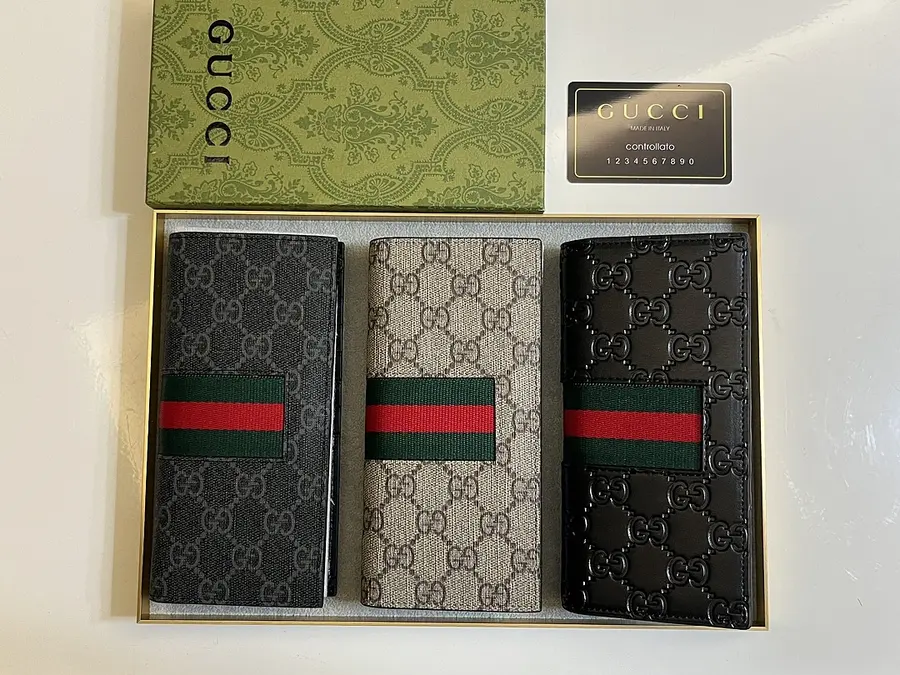 グッチ（GUCCI） メンズ 長財布 レザー｜新品 B3AA5B83