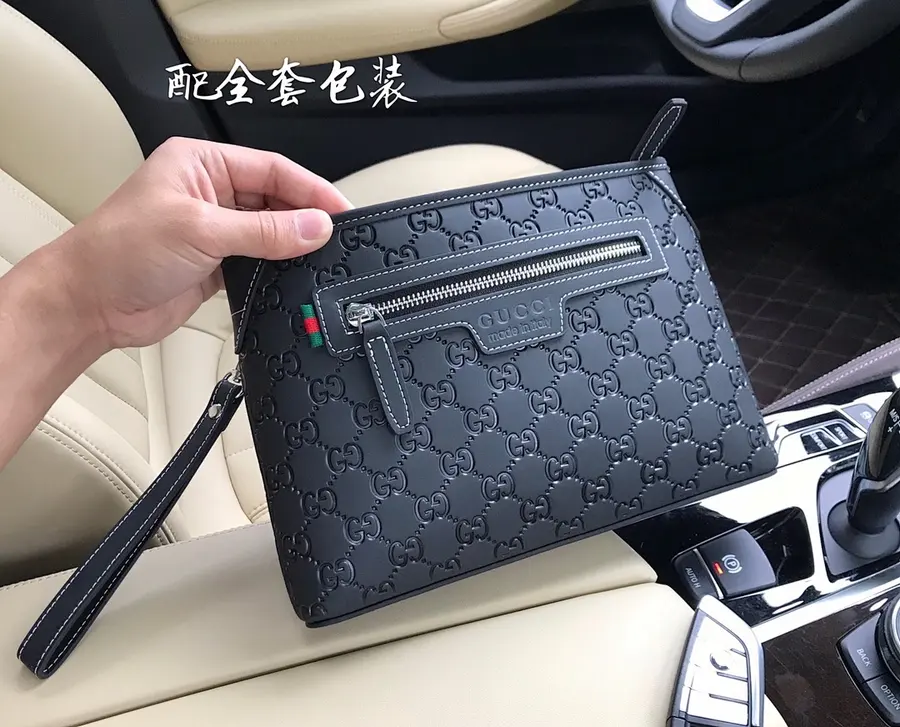 グッチ（GUCCI） クラッチバッグ 新品 メンズ レザー｜B41E55E2