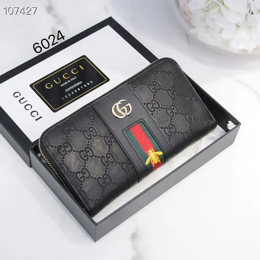 グッチ(GUCCI) メンズ ロングウォレット レザー|新品 B9121DCFの商品画像