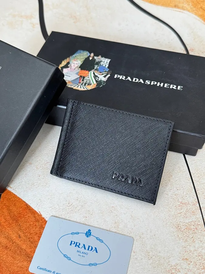 プラダ（PRADA） カードホルダー 新品 メンズ コンパクト｜BD54179A