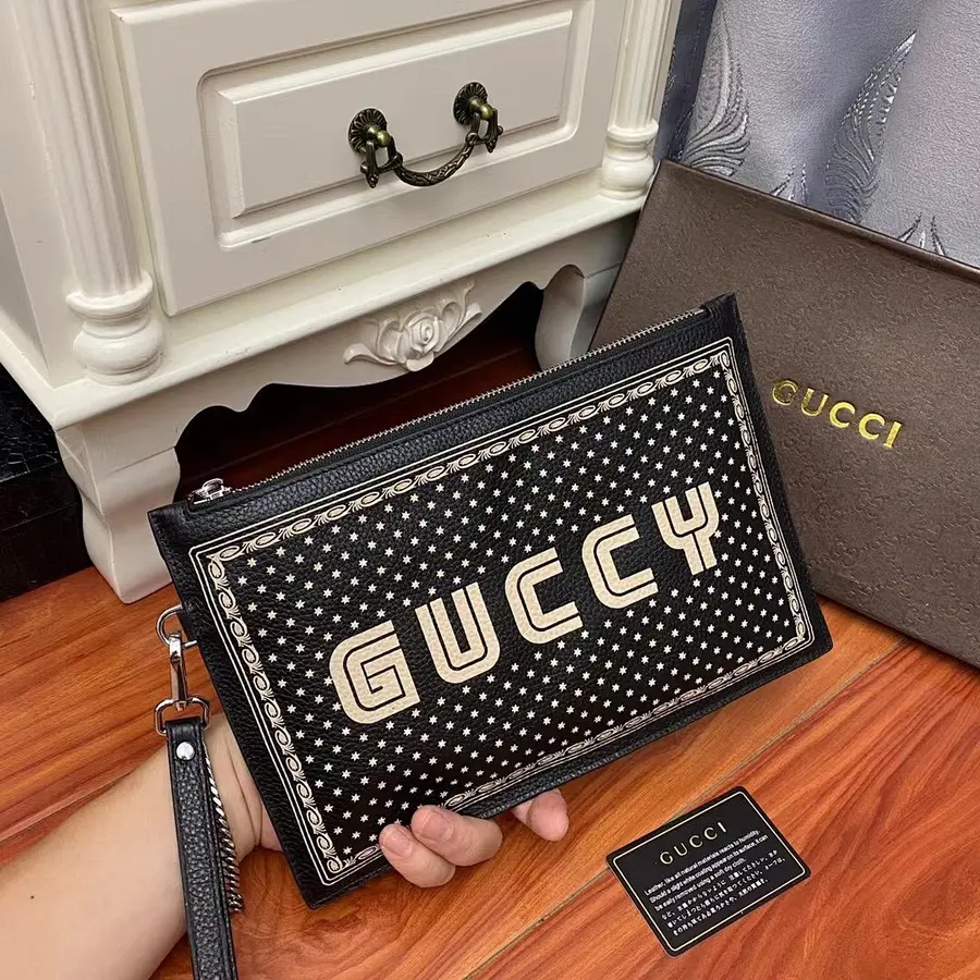 GUCCI グッチ（GUCCI） メンズ クラッチバッグ レザー｜新品 C32AC32D