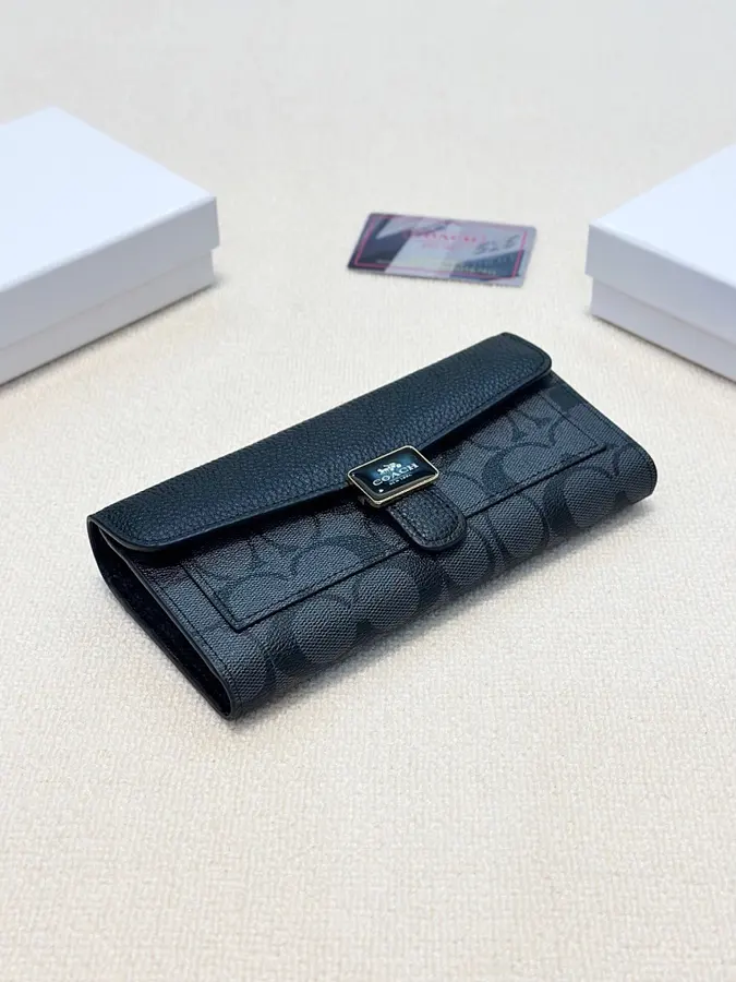 コーチ（COACH） レディース ロングウォレット レザー｜新品 C5DBD254の商品画像