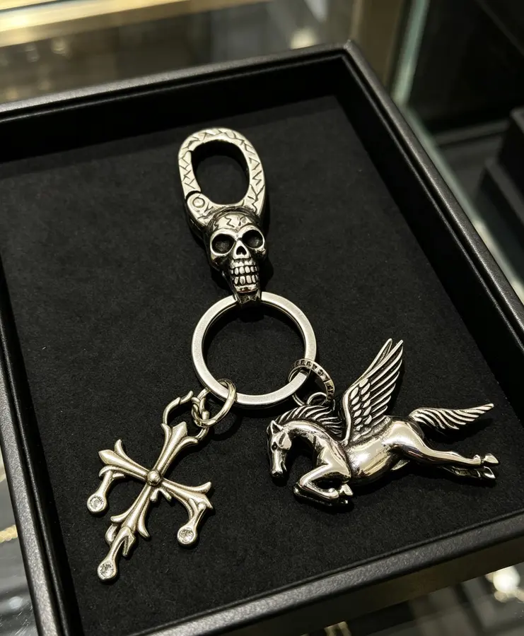 クロムハーツ（CHROME HEARTS） 男女兼用 キーホルダー バッグアクセサリー｜新品 DBADB86Bの商品画像