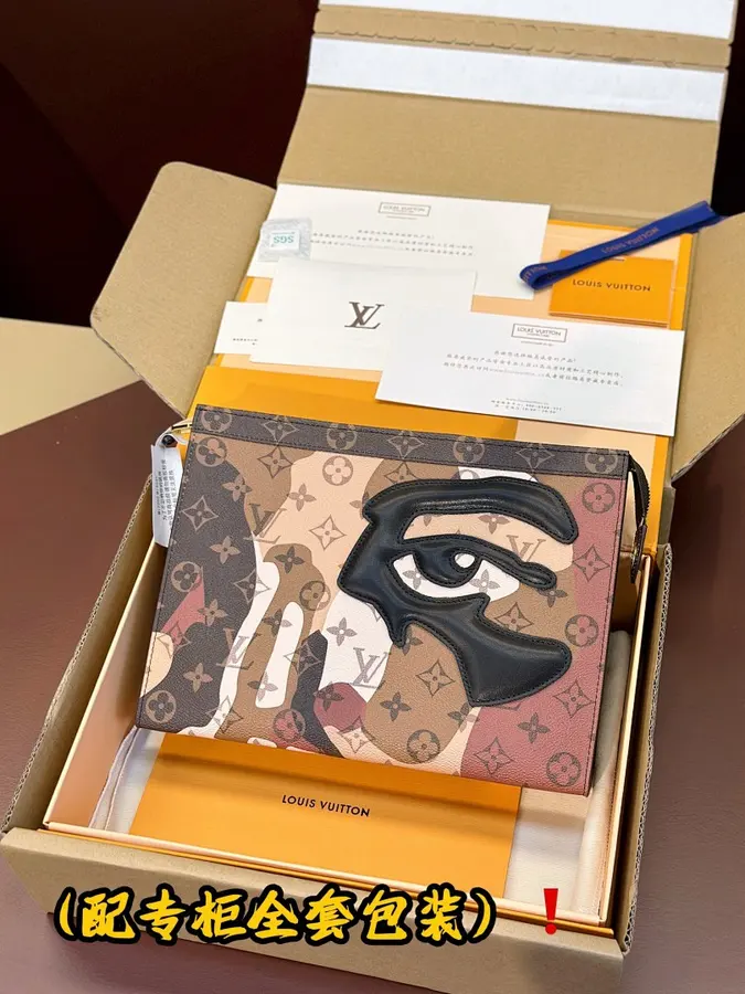 ルイ・ヴィトン（LOUIS VUITTON） クラッチバッグ 新品 メンズ レザー｜E079CBDC