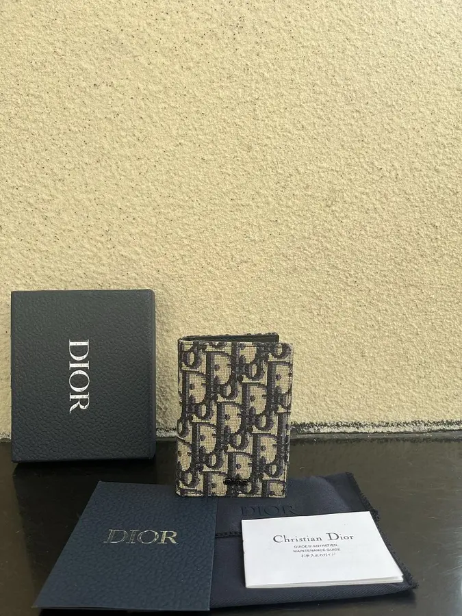 DIOR ディオール（DIOR） 男女兼用 パスポートケース レザー｜新品 E2F72C76