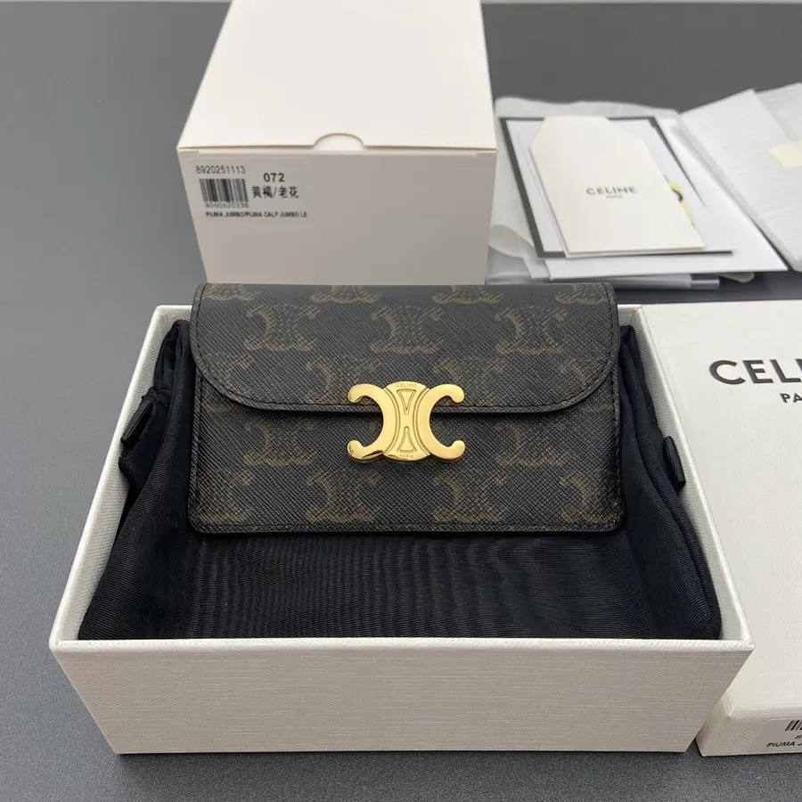 CELINE セリーヌ（CELINE） レディース ビジネスカードケース コンパクト｜新品 E5549823